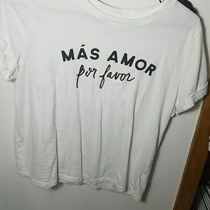 mas amor por favor t shirt